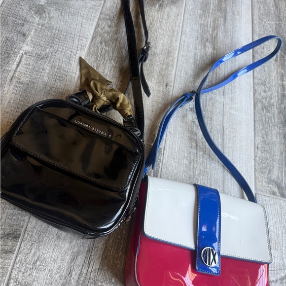 Armani exchange Black and Blue Women's Bag Set - Picture 5 of 7